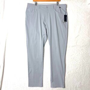 NEW TRAVIS MATHEW Trevino Stretch Performance Comfort Golf Pants Mens 38 Gray
